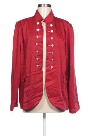 Дамско сако Zanzea, Размер 5XL, Цвят Червен, Цена 70,00 лв.