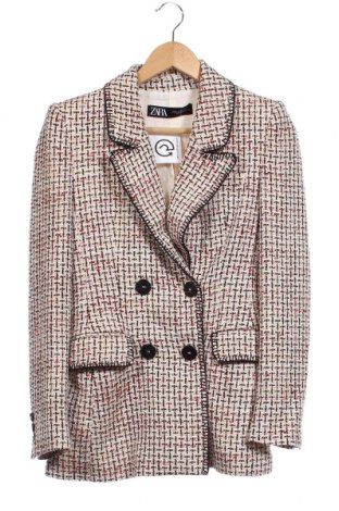 Дамско сако Zara, Размер XS, Цвят Многоцветен, Цена 62,58 лв.