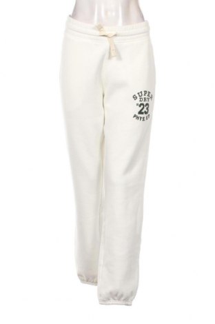 Γυναικείο αθλητικό παντελόνι Superdry, Μέγεθος M, Χρώμα Λευκό, Τιμή 18,14 €