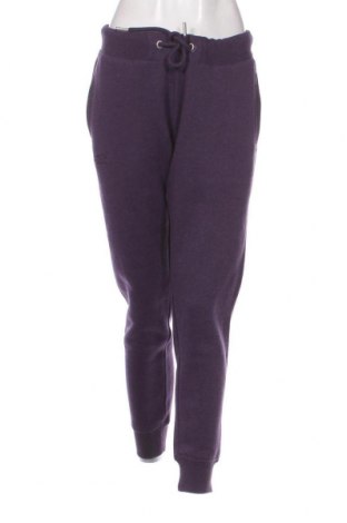 Γυναικείο αθλητικό παντελόνι Superdry, Μέγεθος L, Χρώμα Βιολετί, Τιμή 45,36 €