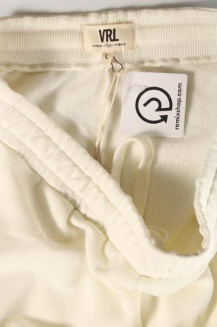 Damen Sporthose Viral Vibes, Größe L, Farbe Ecru, Preis 7,67 €