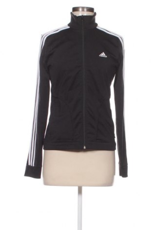 Дамско спортно горнище Adidas, Размер M, Цвят Черен, Цена 48,00 лв.
