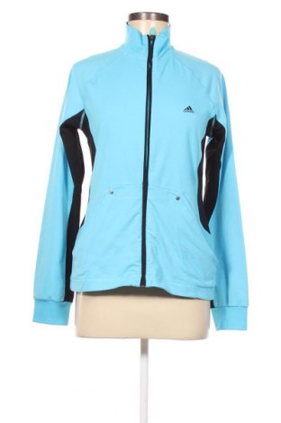 Γυναικεία αθλητική ζακέτα Adidas, Μέγεθος L, Χρώμα Μπλέ, Τιμή 28,80 €