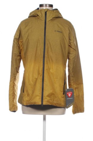 Γυναικείο μπουφάν Adidas, Μέγεθος L, Χρώμα Κίτρινο, Τιμή 123,20 €