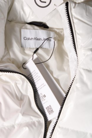 Damenjacke Calvin Klein Jeans, Größe XS, Farbe Weiß, Preis 201,55 €