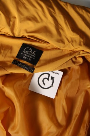 Γυναικείο μπουφάν Clockhouse, Μέγεθος XS, Χρώμα Κίτρινο, Τιμή 21,17 €