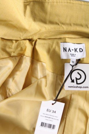Dámska bunda  NA-KD, Veľkosť XS, Farba Žltá, Cena  12,06 €