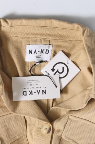 Γυναικείο μπουφάν NA-KD, Μέγεθος M, Χρώμα  Μπέζ, Τιμή 23,32 €