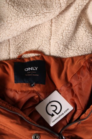Γυναικείο μπουφάν ONLY, Μέγεθος M, Χρώμα Πορτοκαλί, Τιμή 13,19 €