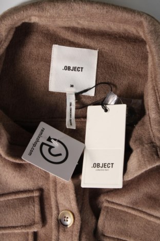 Γυναικείο μπουφάν Object, Μέγεθος M, Χρώμα Καφέ, Τιμή 12,06 €