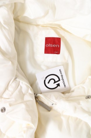 Γυναικείο μπουφάν Olsen, Μέγεθος M, Χρώμα Εκρού, Τιμή 17,16 €