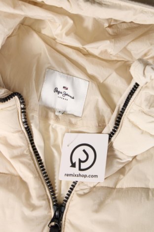 Γυναικείο μπουφάν Pepe Jeans, Μέγεθος S, Χρώμα Εκρού, Τιμή 50,54 €