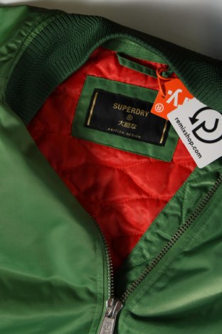 Γυναικείο μπουφάν Superdry, Μέγεθος M, Χρώμα Πράσινο, Τιμή 32,11 €