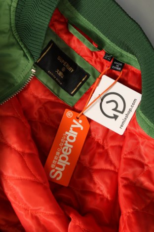 Γυναικείο μπουφάν Superdry, Μέγεθος L, Χρώμα Πράσινο, Τιμή 32,11 €