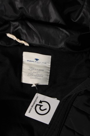 Γυναικείο μπουφάν Tom Tailor, Μέγεθος S, Χρώμα Μαύρο, Τιμή 46,39 €