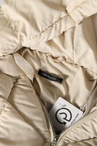 Γυναικείο μπουφάν Trendyol, Μέγεθος L, Χρώμα  Μπέζ, Τιμή 25,71 €
