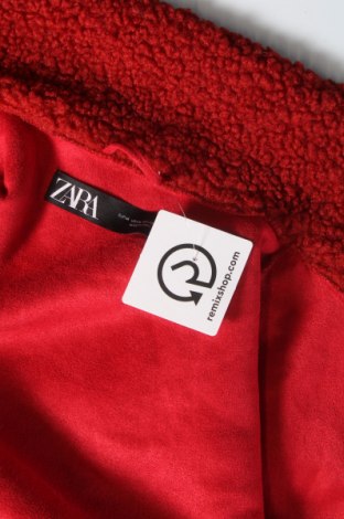 Дамско яке Zara, Размер M, Цвят Червен, Цена 25,44 лв.