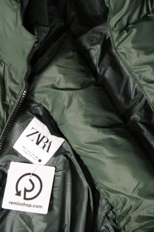 Дамско яке Zara, Размер L, Цвят Зелен, Цена 41,00 лв.