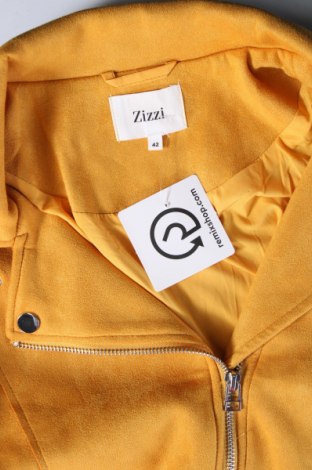 Γυναικείο μπουφάν Zizzi, Μέγεθος L, Χρώμα Κίτρινο, Τιμή 8,41 €