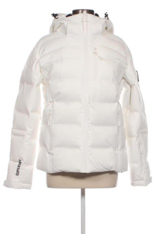 Γυναίκειο μπουφάν για χειμερινά σπορ Superdry, Μέγεθος M, Χρώμα Λευκό, Τιμή 94,15 €