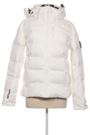 Γυναίκειο μπουφάν για χειμερινά σπορ Superdry, Μέγεθος S, Χρώμα Λευκό, Τιμή 86,91 €