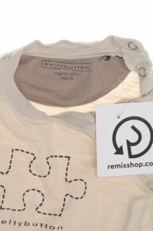 Kinder Shirt Belly Button, Größe 2-3m/ 56-62 cm, Farbe Beige, Preis 1,80 €