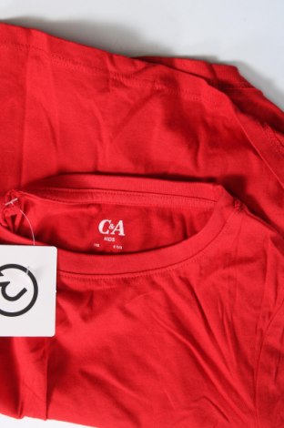 Παιδική μπλούζα C&A, Μέγεθος 4-5y/ 110-116 εκ., Χρώμα Κόκκινο, Τιμή 3,13 €