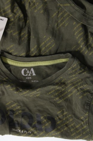 Kinder Shirt C&A, Größe 8-9y/ 134-140 cm, Farbe Grün, Preis € 7,65