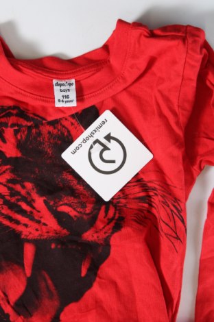 Kinder Shirt Dopo Dopo, Größe 5-6y/ 116-122 cm, Farbe Rot, Preis 7,65 €