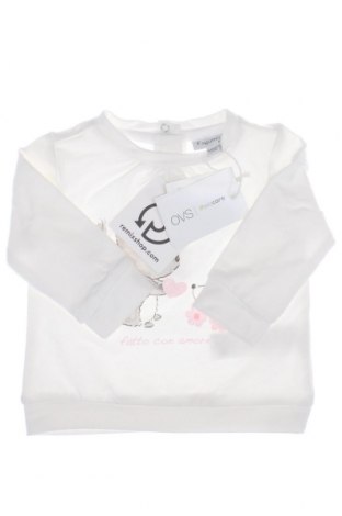 Παιδική μπλούζα Fagottino By Oviesse, Μέγεθος 1-2m/ 50-56 εκ., Χρώμα Λευκό, Τιμή 7,33 €