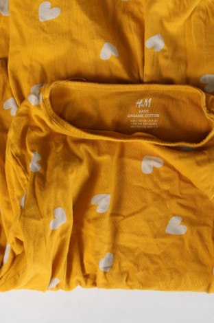 Kinder Shirt H&M, Größe 4-5y/ 110-116 cm, Farbe Gelb, Preis 7,65 €