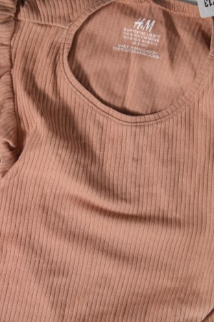 Bluză pentru copii H&M, Mărime 8-9y/ 134-140 cm, Culoare Maro, Preț 29,92 Lei