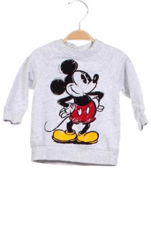Детска блуза H&M, Размер 9-12m/ 74-80 см, Цвят Сив, Цена 7,04 лв.