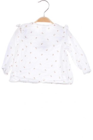 Детска блуза H&M, Размер 6-9m/ 68-74 см, Цвят Бял, Цена 11,73 лв.