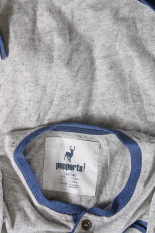 Детска блуза Pepperts!, Размер 8-9y/ 134-140 см, Цвят Сив, Цена 11,00 лв.