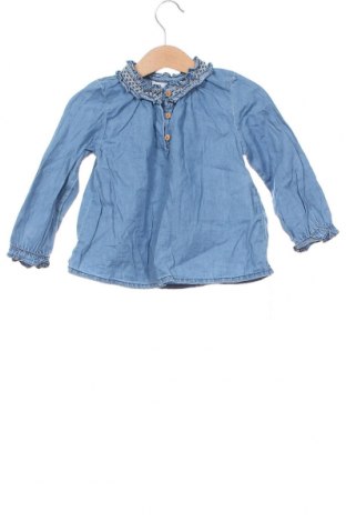 Детска блуза Zara, Размер 18-24m/ 86-98 см, Цвят Син, Цена 14,00 лв.