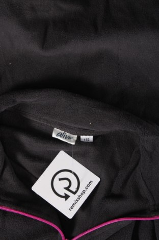 Kinder Fleece Shirt Alive, Größe 10-11y/ 146-152 cm, Farbe Grau, Preis 4,21 €
