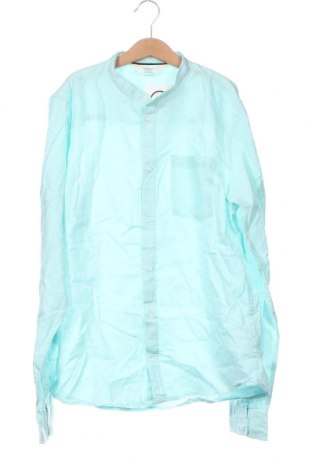 Kinderhemd H&M, Größe 14-15y/ 168-170 cm, Farbe Grün, Preis 4,74 €
