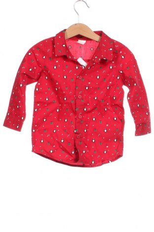 Dziecięca koszula H&M, Rozmiar 12-18m/ 80-86 cm, Kolor Czerwony, Cena 16,22 zł