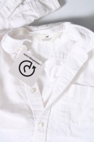 Детска риза H&M, Размер 4-5y/ 110-116 см, Цвят Бял, Цена 11,73 лв.