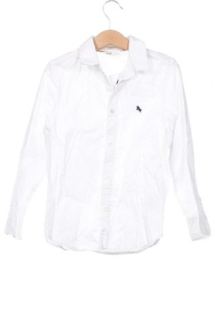 Kinderhemd H&M, Größe 6-7y/ 122-128 cm, Farbe Weiß, Preis € 4,59