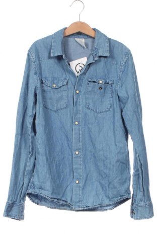 Kinderhemd H&M, Größe 11-12y/ 152-158 cm, Farbe Blau, Preis € 3,67