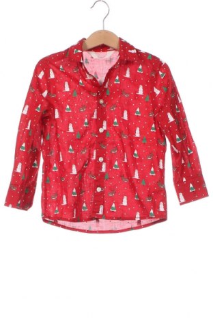 Kinderhemd H&M, Größe 3-4y/ 104-110 cm, Farbe Rot, Preis € 3,43
