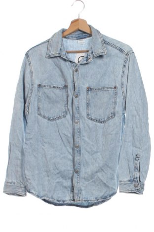 Kinderhemd Zara, Größe 13-14y/ 164-168 cm, Farbe Blau, Preis 3,70 €