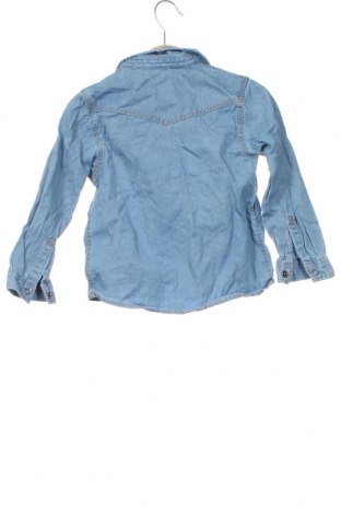 Детска риза Zara, Размер 3-4y/ 104-110 см, Цвят Син, Цена 14,00 лв.