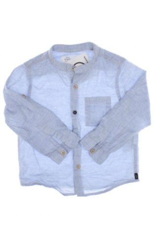 Kinderhemd Zara, Größe 9-12m/ 74-80 cm, Farbe Blau, Preis € 7,56