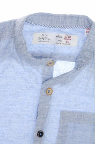 Kinderhemd Zara, Größe 9-12m/ 74-80 cm, Farbe Blau, Preis 7,28 €