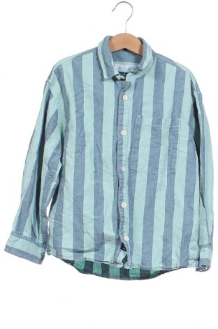 Детска риза Zara, Размер 7-8y/ 128-134 см, Цвят Син, Цена 8,40 лв.