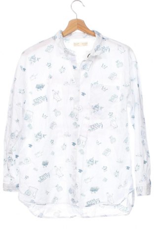 Детска риза Zara Kids, Размер 13-14y/ 164-168 см, Цвят Бял, Цена 15,01 лв.