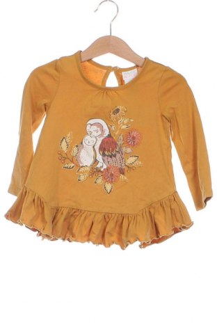 Dětské šaty , Velikost 12-18m/ 80-86 cm, Barva Žlutá, Cena  89,00 Kč